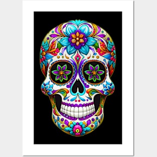 Sugar Skull Art to Celebrate the Day of the Dead in Style Posters and Art